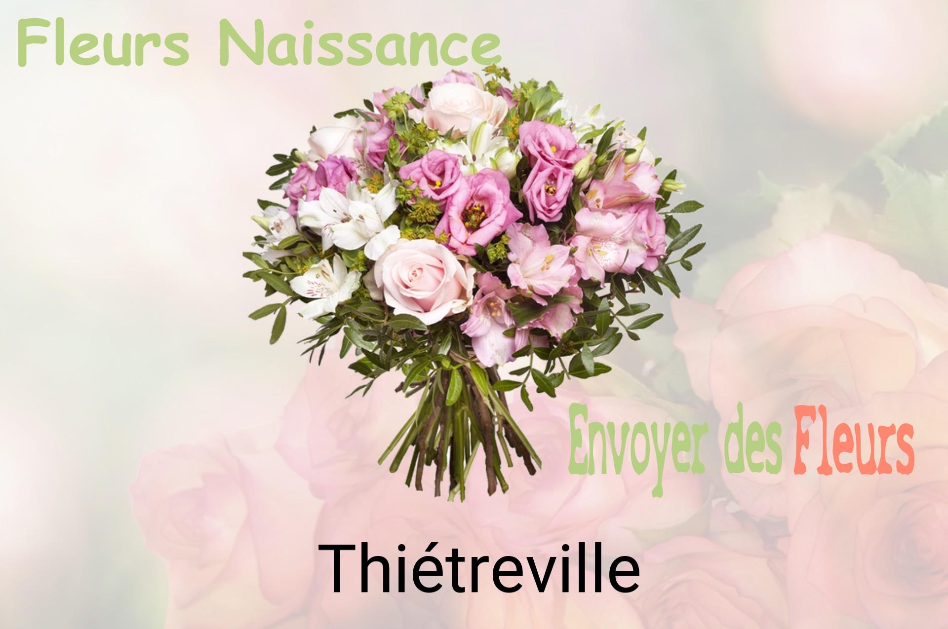 Bouquet de fleurs de naissance livré à Thiétreville